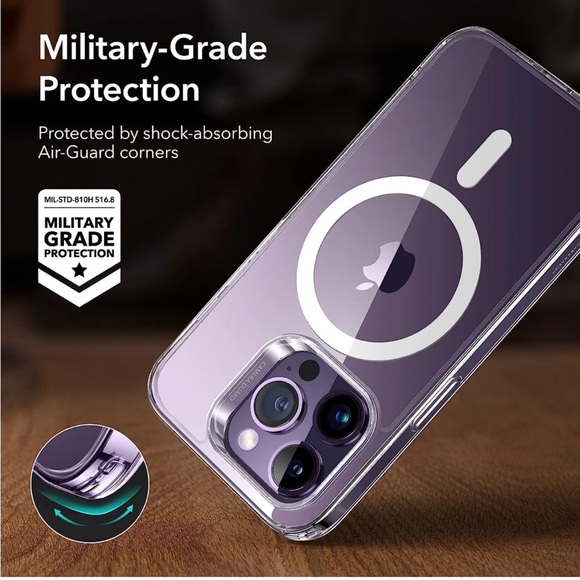 ESR Clear iPhone 14 Pro Case - Compatible with MagSafe - Picture 4 of 15